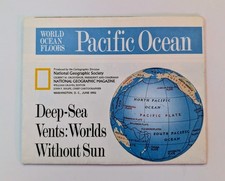 National Geographic Map: Pacific Ocean Floor Indian Ocean Floor, June 1992