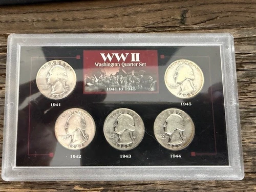 World War 2 Silver Quarter Set