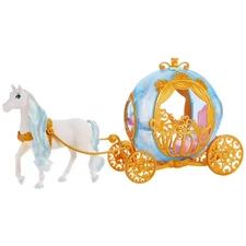 Disney Princess Cinderella Rolling Carriage & Horse with Brushable Mane