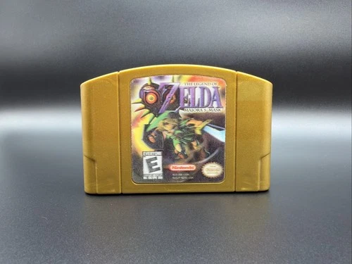 Nintendo 64 The Legend of Zelda: Majora's Mask Gold Holographic *READ DESCRIPT!