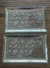2 Vintage Signed Georges Briard Glass Persian Garden Trays — photo 2