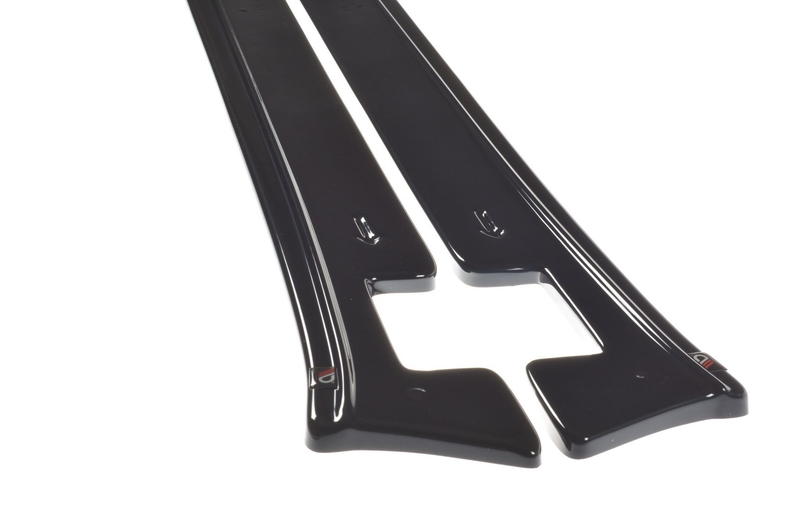 Diffuseur bas de caisse Tesla Model X noir brillant Maxton