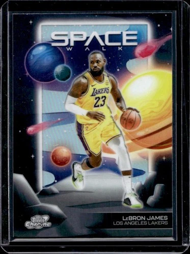 2025 Topps Cosmic Chrome LeBron James Refractor (RAW)