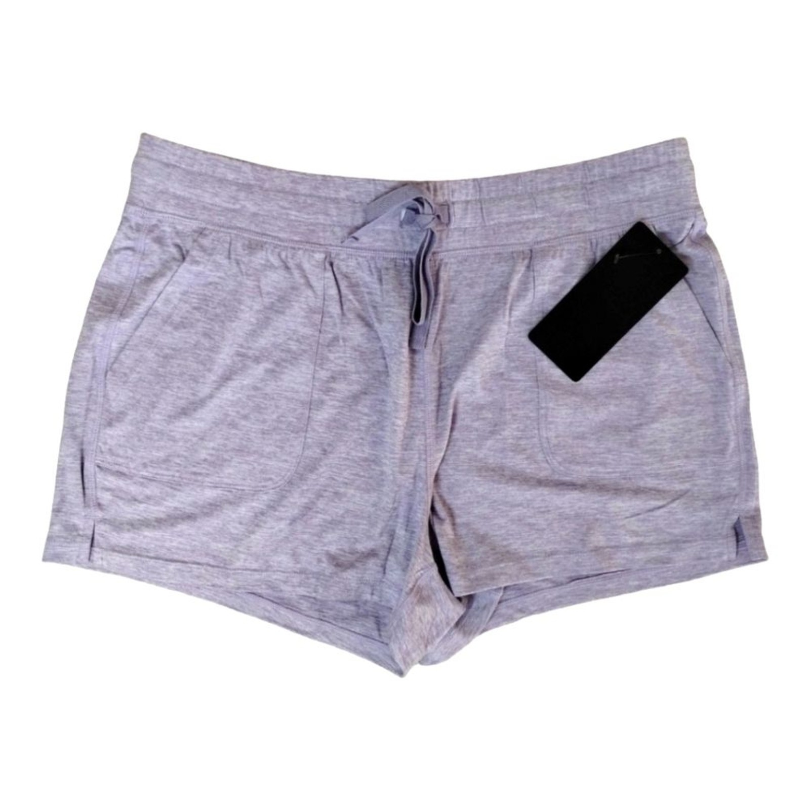 90 Degree By Reflex Lightweight Lounge Jersey Shorts Women's L Lavender Purple 