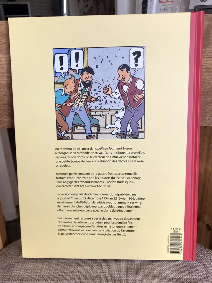 L'Affaire Tournesol Version Journal de Tintin Hergé 2025 EO Tintin N°18 Retirée - Immagine 2 di 4