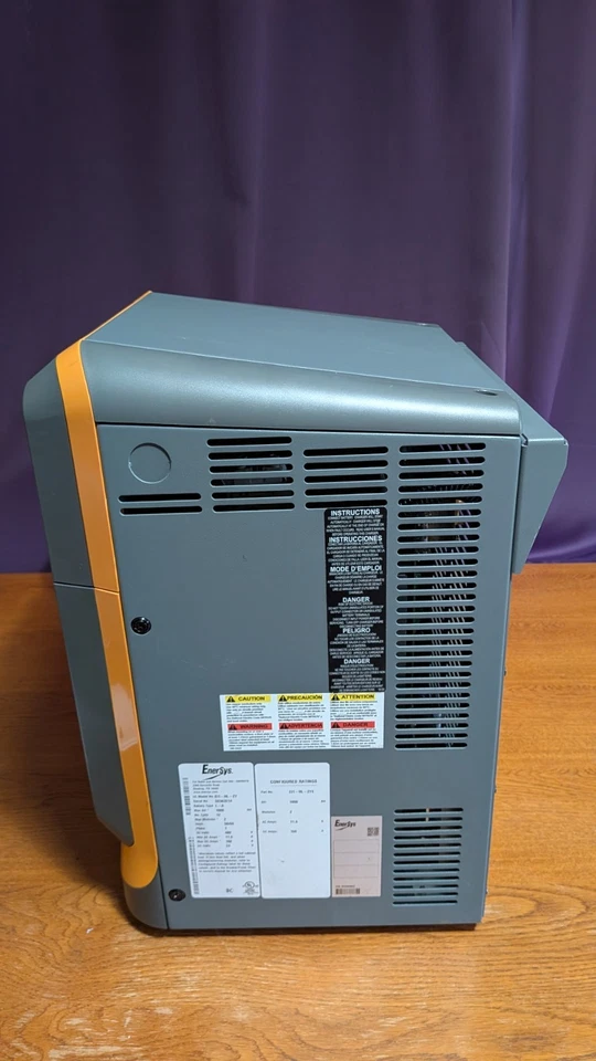 CARGADOR DE BATERÍA PARA CARRETILLA ELEVADORA ENERSYS EI1-HL-2Y ENFORCER IMPAQ 480V 50/60HZ 1000AH Foto 4 de 4