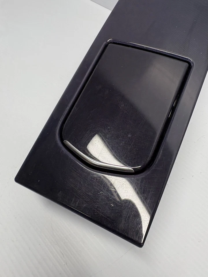 2010-2016 Fits Porsche Panamera Rear Center Console Cup Beverage Holder Black - Image 2 of 4