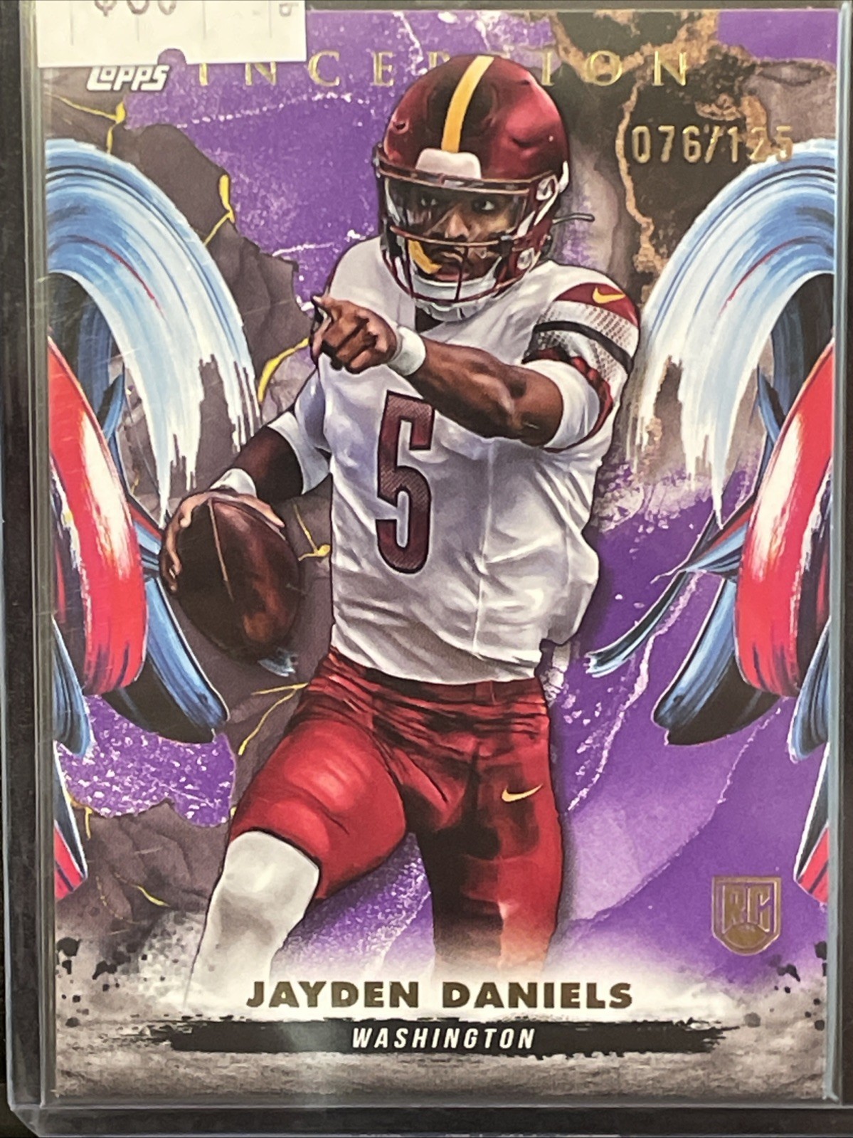 2024 Topps Inception - Jayden Daniels #159 Purple /125 (RC)