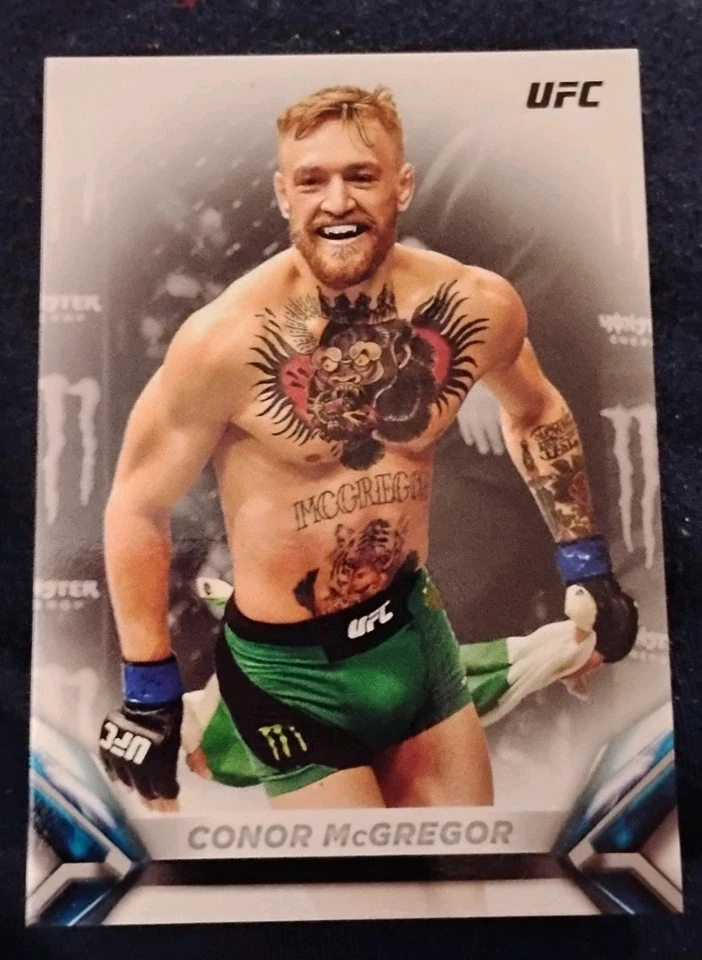 2018 Topps variation SSP UFC Conor McGregor #6 horizontal Foto 2 de 4