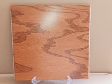 Azulejo de parquet de piso de madera 9x9 pulgadas ranura de lengua roble rojo preacabado nuevo