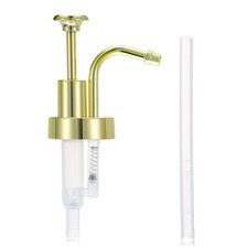 Soap and Lotion Dispenser Pump Replacement, ABS Material Gold Reflective