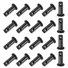 20-Pack Single Hole Clevis Pins, M6x16mm Carbon Steel Fastener