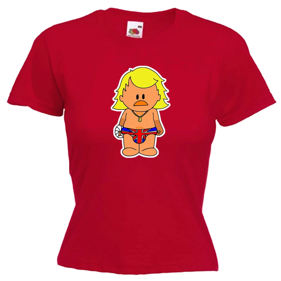 Keith Lemon Inspired Cartoon Ladies Womens Lady Fit T Shirt - Image 4 of 4