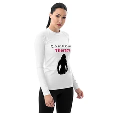 Women's Rash Guard Long Sleeve Combative Therapy Female Boxing 