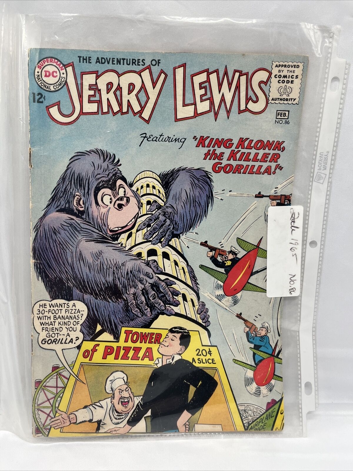 The Adventures Of Jerry Lewis Featuring King Klonk The Killer Gorilla NO.86