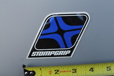 Stomp Grip Snowboard Traction Pad Blue 90s Original V52A Vintage Surfing STICKER