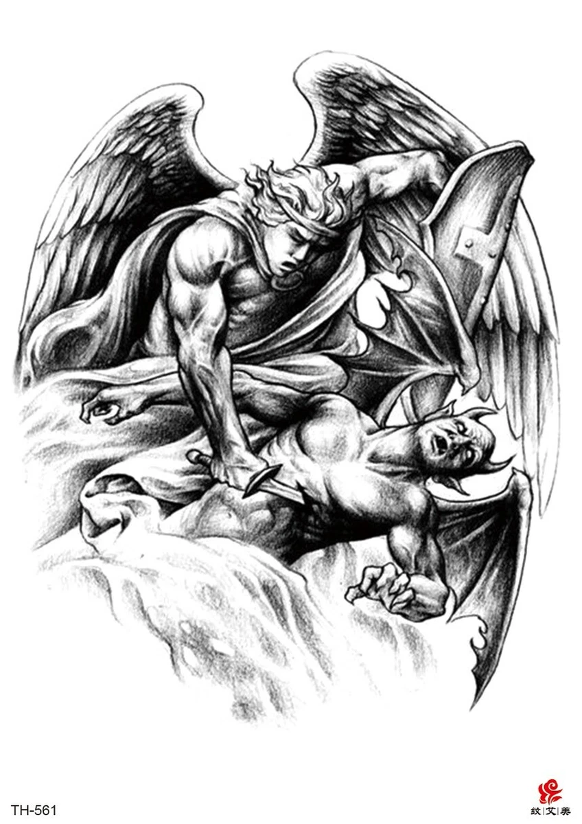 Angel Vs Devil Art