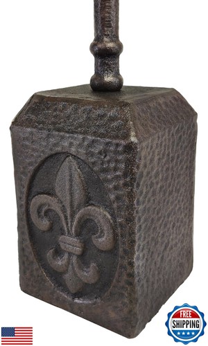 Lulu Decor, 100% Cast Iron Heavy Door Stopper with Thick Adjustable Handle, D - Picture 2 of 5