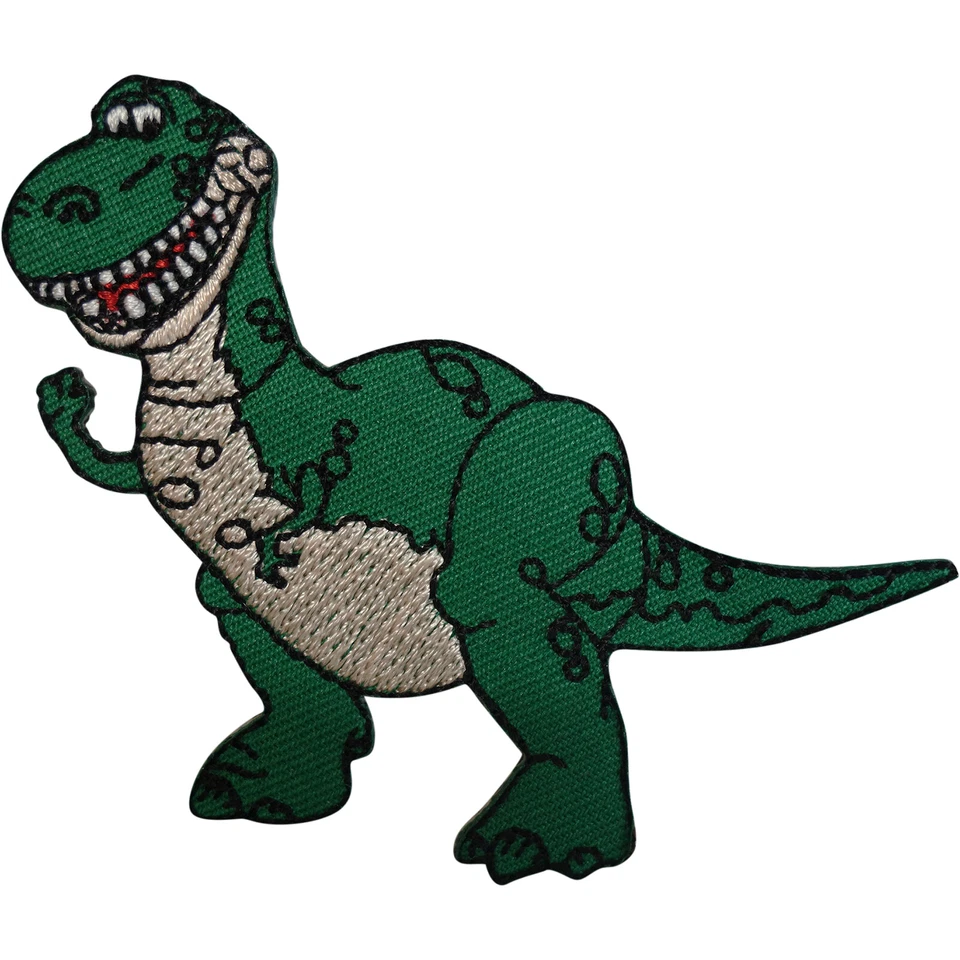 Disney Toy Story Rex Patch T Rex Dinosaur Embroidered Badge Iron On Sew On TRex
