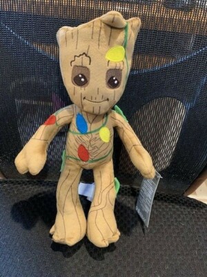 Disney Guardians of the Galaxy Baby Groot Holiday Christmas Lights Plush 11'' NWT