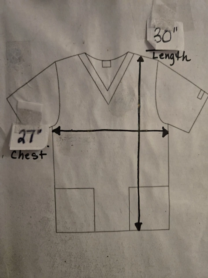 Blusa Médica Strictly UNISEX Talla 2X-Verde Hunter-Pecho 27"/L 30" Foto 4 de 4