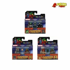 Marvel Minimates Series 79 Guardians Complete Set w/ Moondragon Build-A-Figure