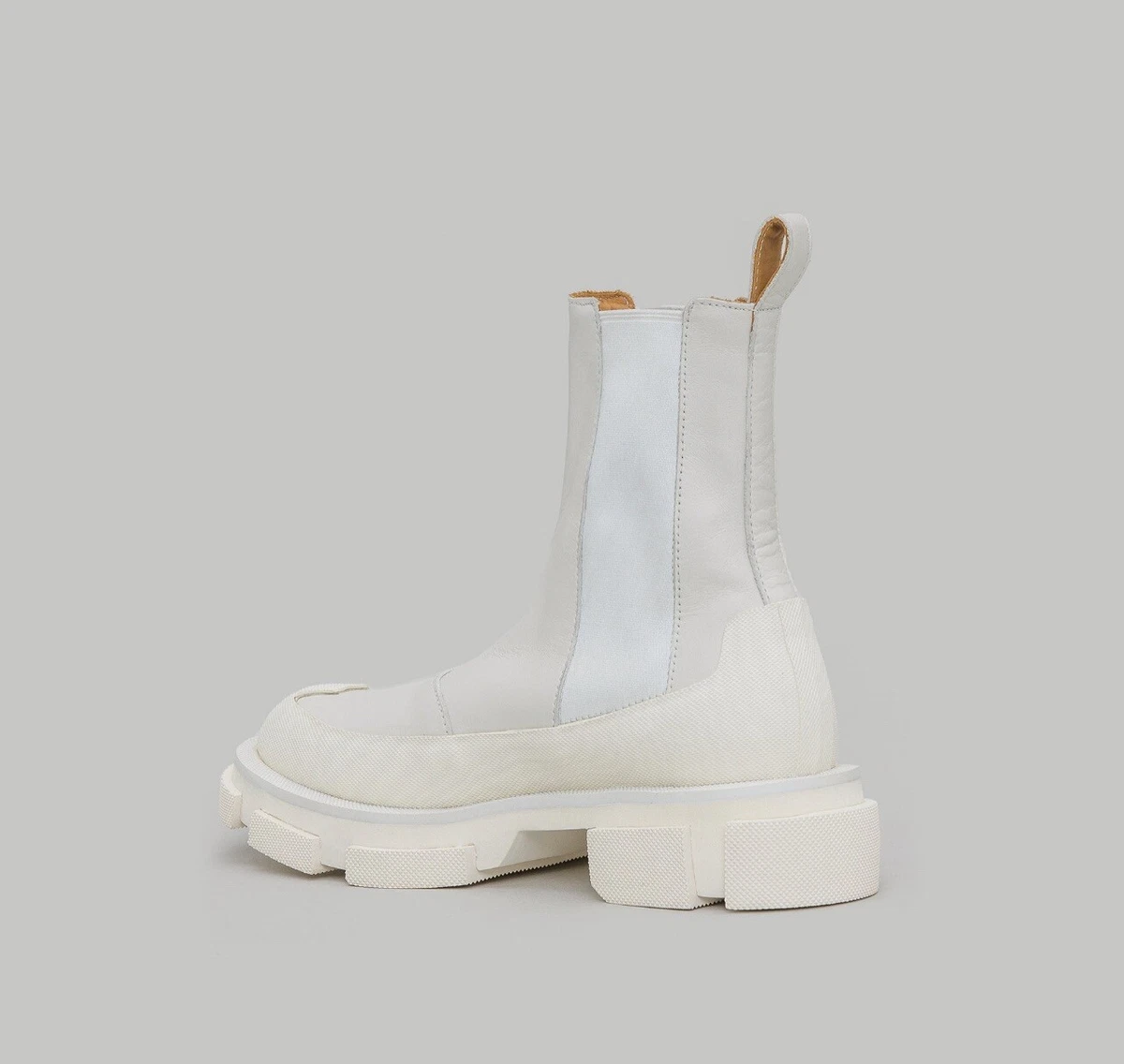 both-Gao chelsea-white boots | eBay