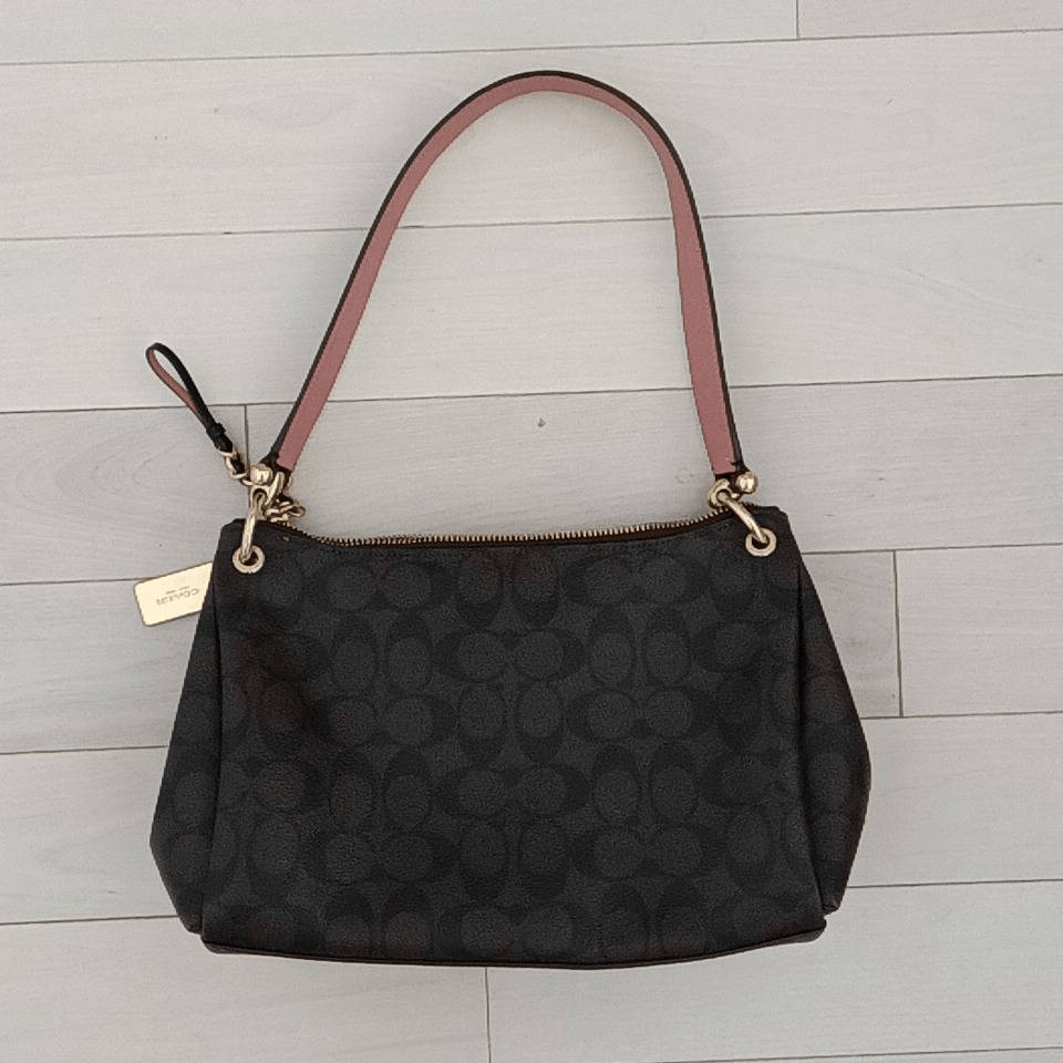 Coach Women's Mia Signature Logo Canvas Shoulder Bag … Gem