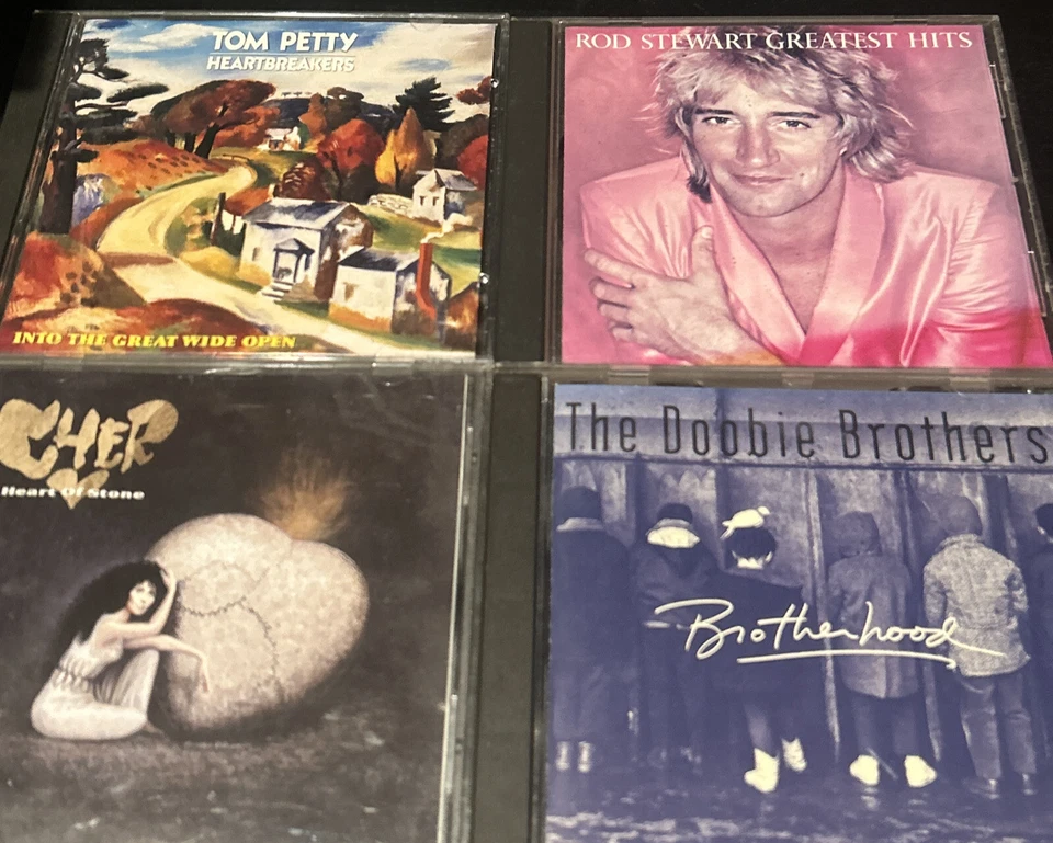 Classic Rock Pop Music Cd Lot Of 8 Soft Rock The Doors Billy Joel Cher Vintage - Image 4 of 4