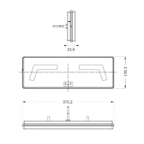 2x Luce Fanale Posteriore per rimorchio 12V/24V Omologati No Spia Errore Frecce - Imagen 4 de 8