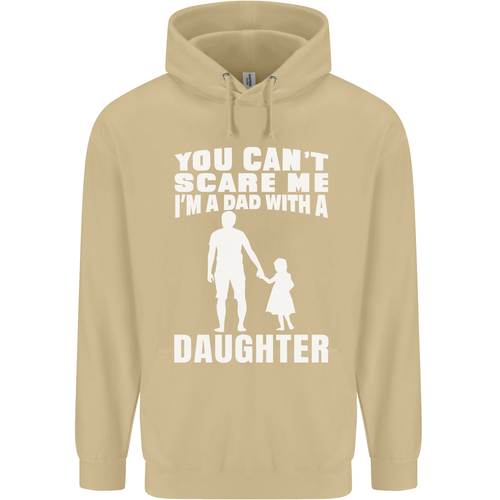 Dad With a Daughter Funny Fathers Day Mens 80% Cotton Hoodie - Picture 9 of 29