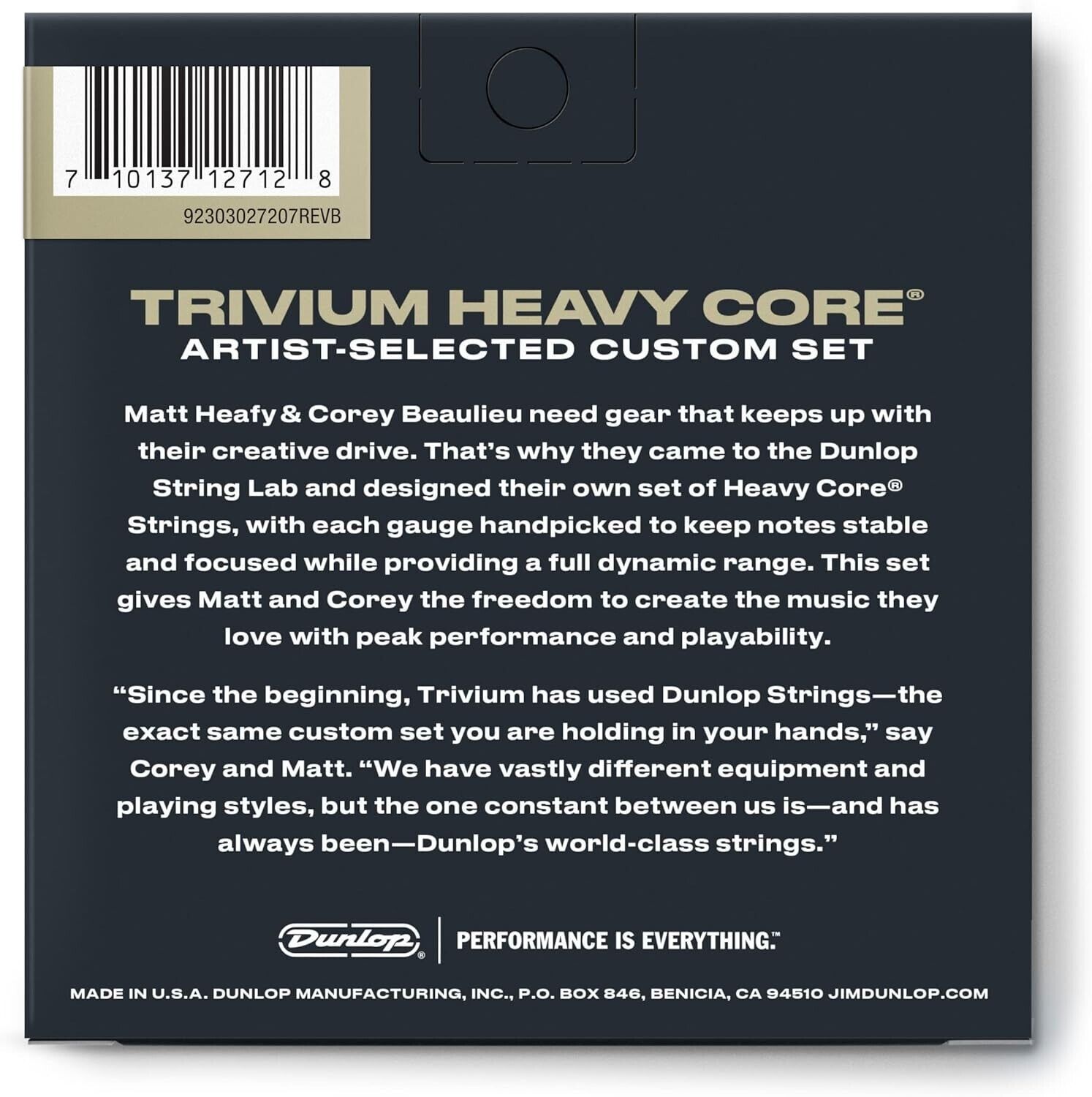 Trivium Heavy Core 10-63 Nickel Guitar Strings 7-String Set Trivium Heavy Core 10-63 Nickel Guitar Strings 7-String Set