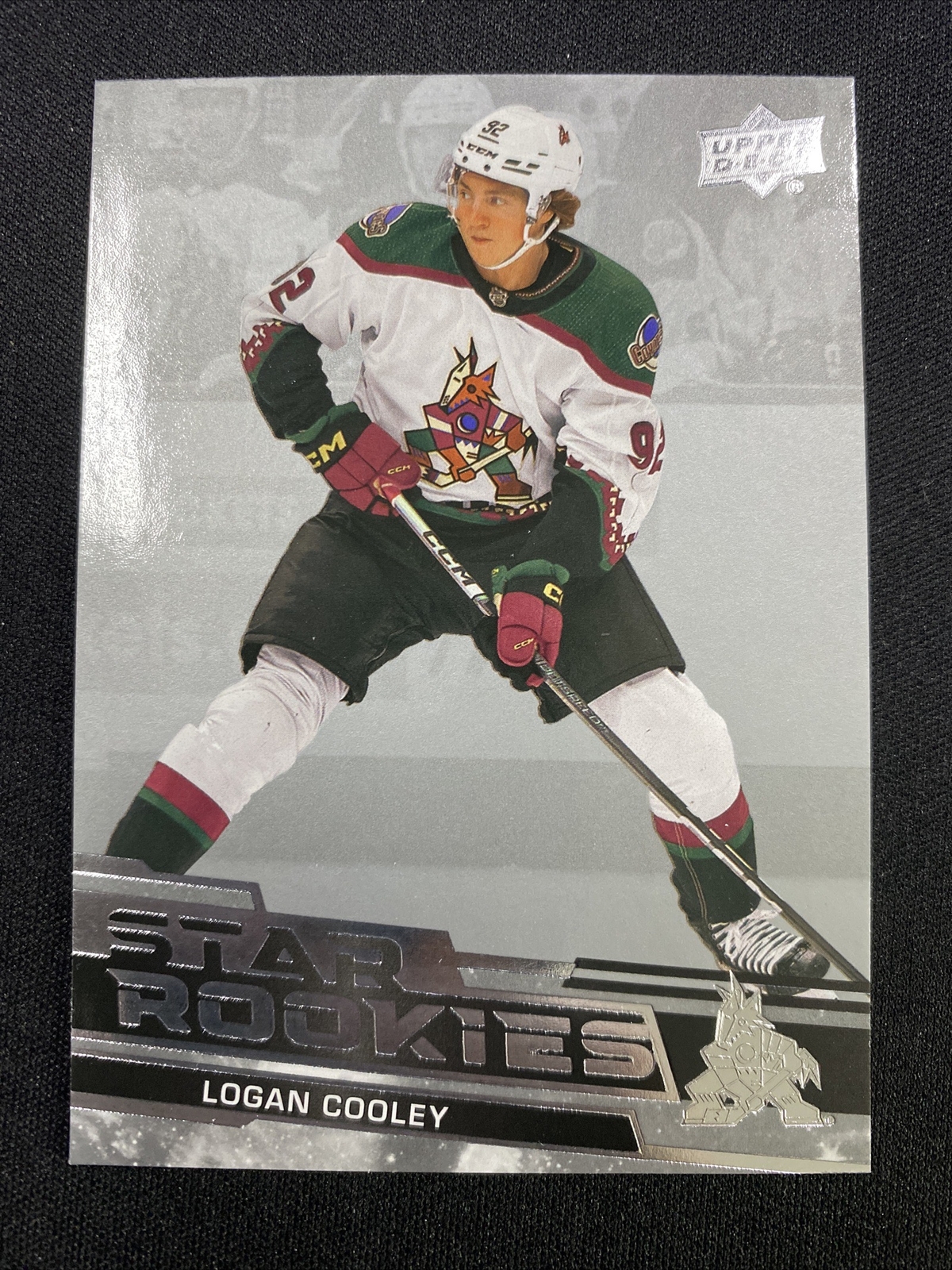 2023-24 Upper Deck Hockey Star Rookies Logan Cooley #3 Arizona Coyotes RC