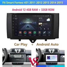 For Benz SMART FORTWO 2011-15 Android Octa Core Carplay GPS Car Stereo Radio DSP