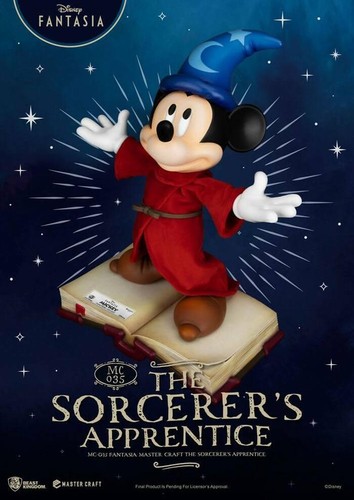 DISNEY - Fantasia - The Sorcerer's Apprentice Master Craft Statue Beast Kingdom - Imagen 3 de 7