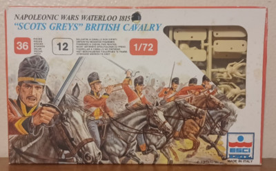 ESCI 1:72 Napoleonic Wars Waterloo 1815 Scots Greys British Cavalry Kit 217 NIB