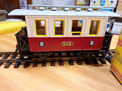 LGB 3011 Carrozza Passeggeri a 2 assi 3° classe Porte Apribili Scala G - Photo 5/9