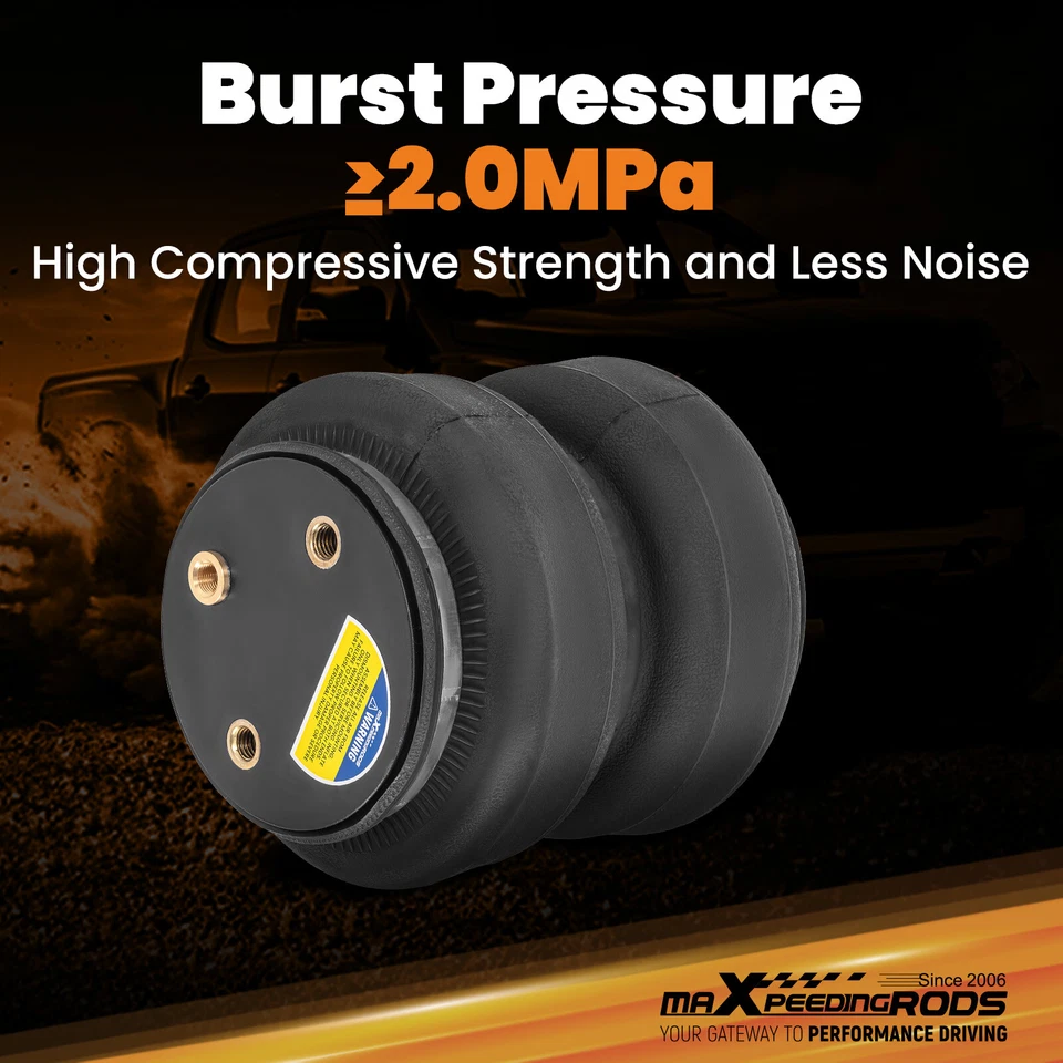 Kit de bolsa de resorte de suspensión neumática para Chevrolet GMC C&K 1500 2500 3500 1988-2000 Foto 4 de 4