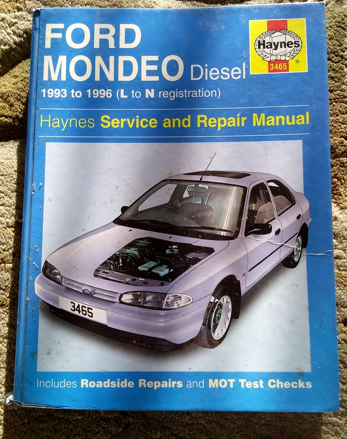 Ford MONDEO Mk1 Diesel 1993 to 1996 Haynes Workshop Manual 3465 VGC | eBay