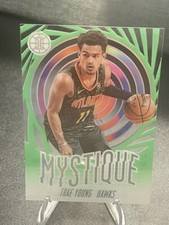 2019-20 Illusions Trae Young Mystique SP Acetate GREEN Insert #16 Atlanta Hawks