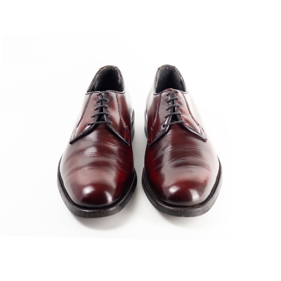 VINTAGE 80s | FLORSHEIM IMPERIAL 9D BURGUNDY CALF PLAIN TOE  display picture 2