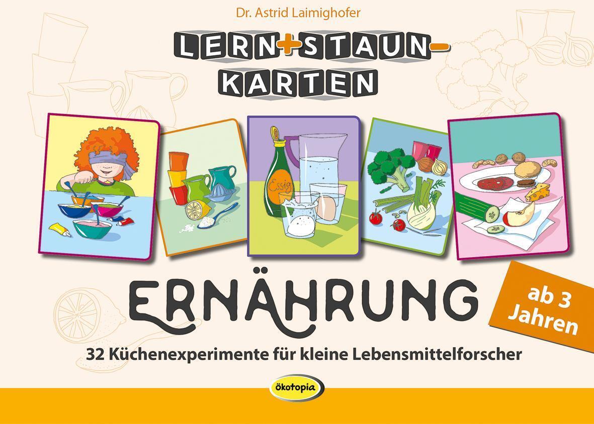 Thumbnail - Astrid Laimighofer | Lern+staun-karten: Ernährung | Taschenbuch |
