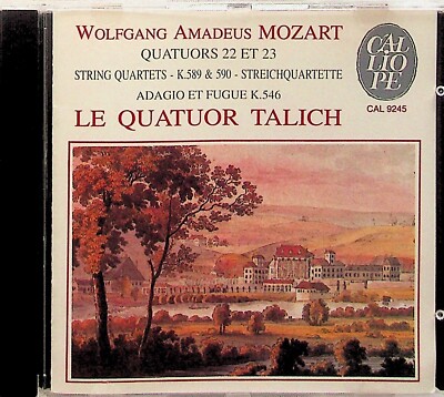 Mozart: Quatuors 22 & 23 -String Quartets -Le Quatuor Talich CD (Calliope) 