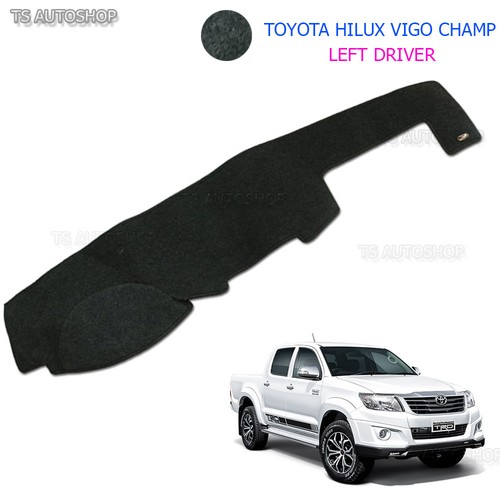 Dashmat Carpet Left Driver Blk Dash Mat Cover Toyota Hilux Vigo Champ