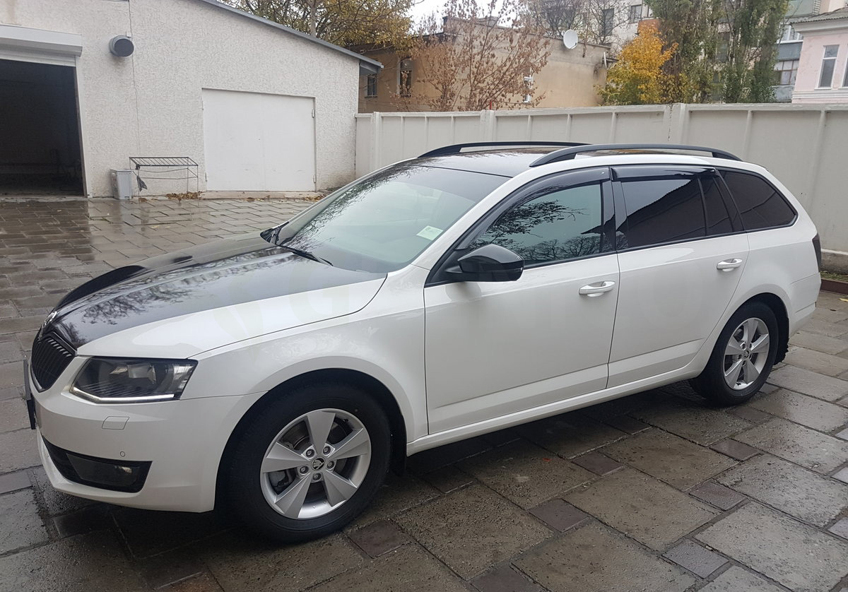 Set of Front Heko Tinted Wind Deflectors for SKODA OCTAVIA Mk3 2013