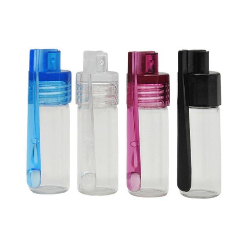 Portable Glass Snuff Bottles Waterproof Pill Case Sealed Container HOT Pill G4P0 - Picture 3 of 14
