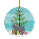 Korat Cat Merry Christmas Ceramic Ornament Ck4637Co1