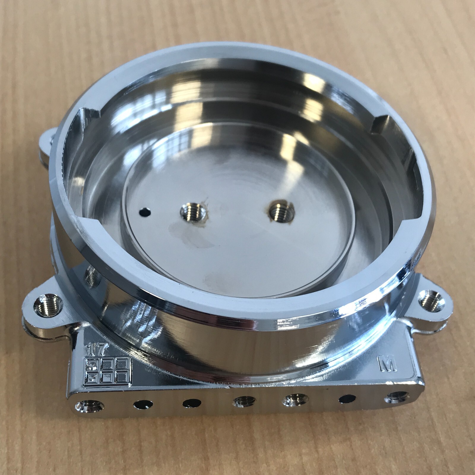 Gaggia Classic Group Head / Brew Group Chromed Brass Made In Italy