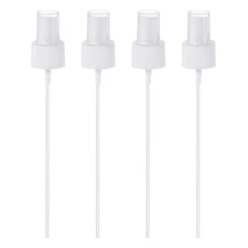 Spray Bottle Top, 4 Pack Sprayer Replacement Pump Plastic for Bottles, White