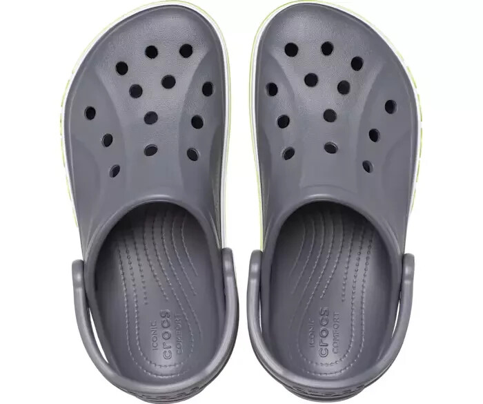 Crocs Bayaband Men\'s Size 9 US Shoes Croslite Gray Lightweight Clog Bayaband Crocs Unisex Bayaband Clog Lightweight Secure Customizable  main image 2